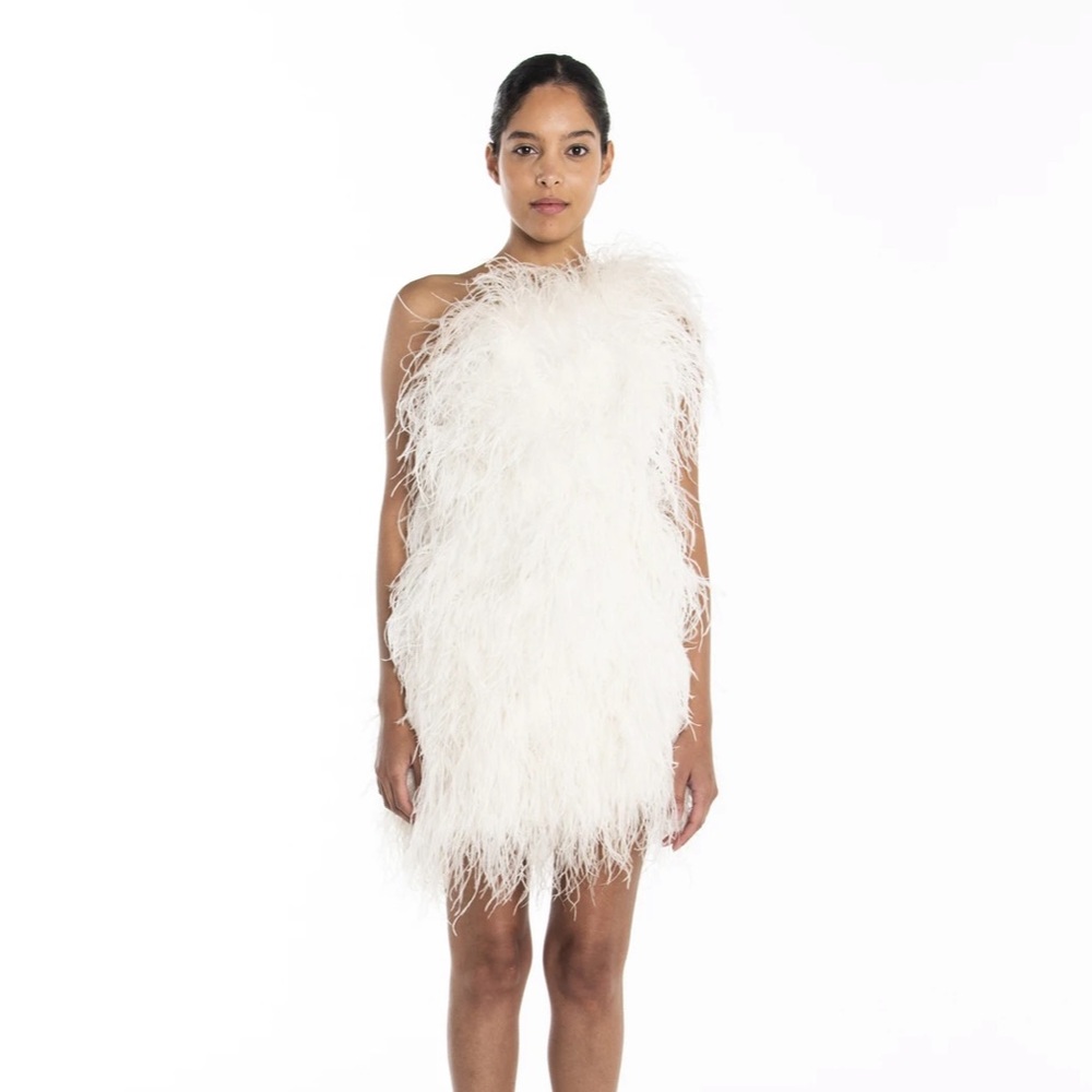 The Bar Ostrich Dress
